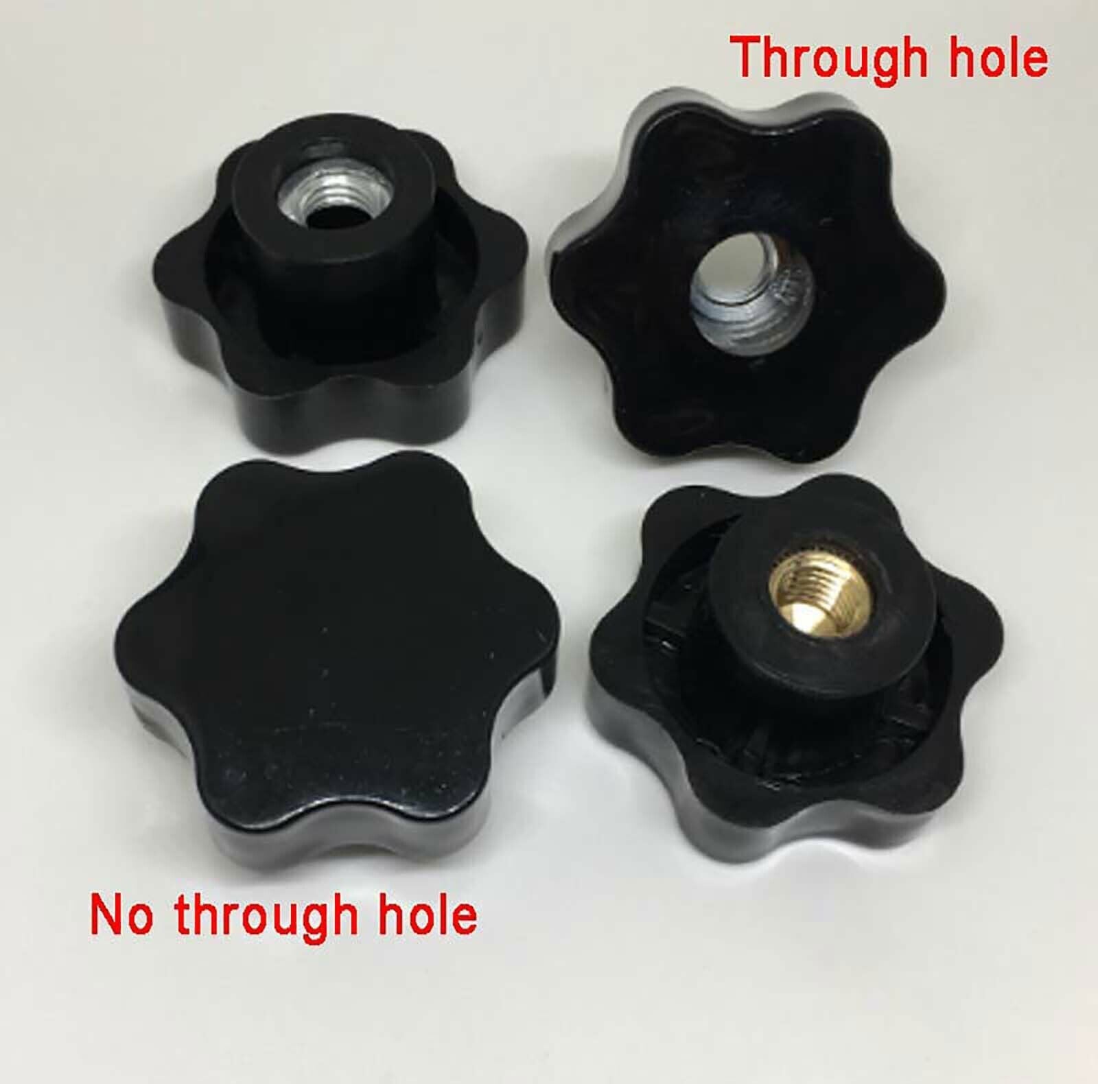 Black Plastic Thumb Nuts M4-M12