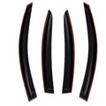Window Rain Guards Visor Vent for Lexus IS250 IS350 Sedan 2006-2012 Black