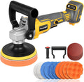 Cordless Buffer Polisher for De-Walt 20V Max Battery, Brushless Rotary