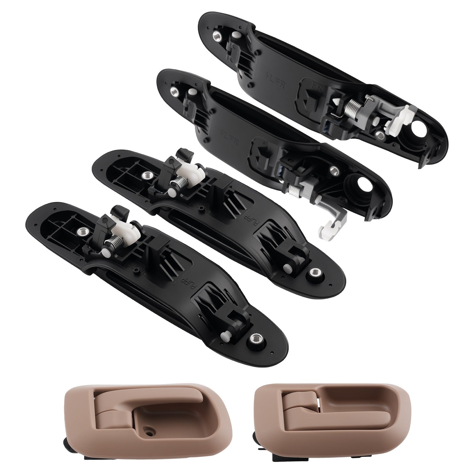 Door Handle Set 4 Exterior 2 Interior for Toyota Sienna 1998-2003