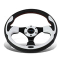 Nrg Reinforced Steering Wheel 32cm Black Leather | Built Supply Co