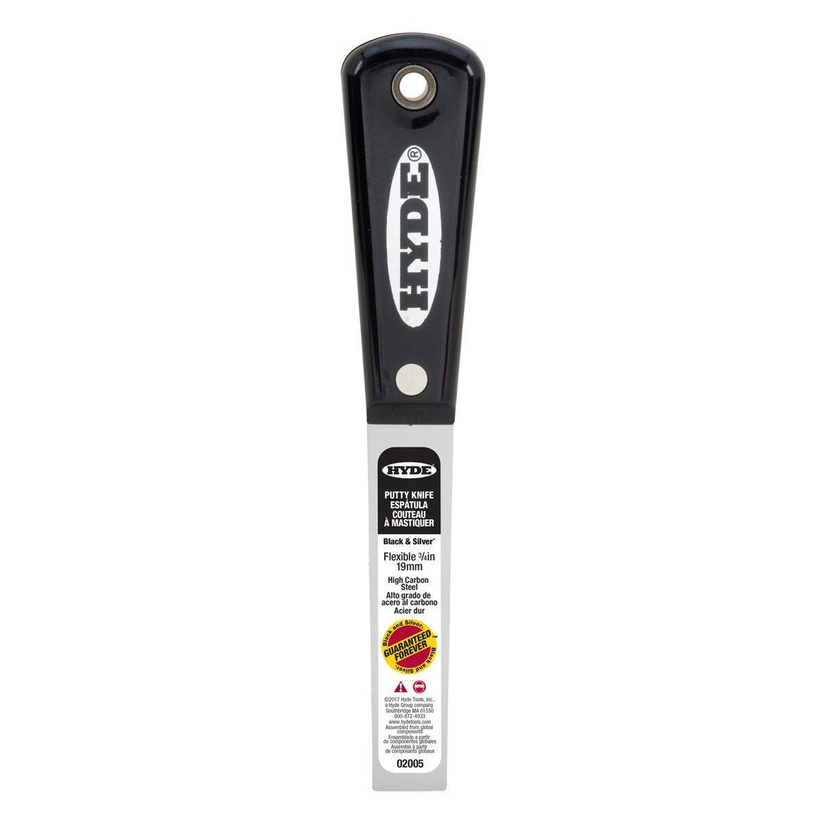 Hyde 02005 Flexible Putty Knife/Scraper 19mm (3/4") High Carbon Steel