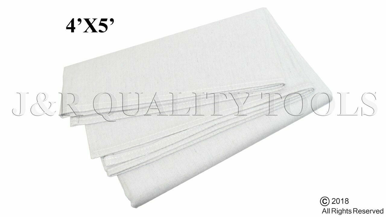 Cotton Canvas Paint Drop Cloth 4' x 5'