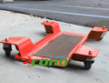 Motorcycle Atv 500lbs Dolly Park & Move Center Stand W/ 4x Swivel