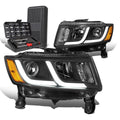 For 2014-2016 Grand Cherokee Pair Led Black Amber | Built Supply Co