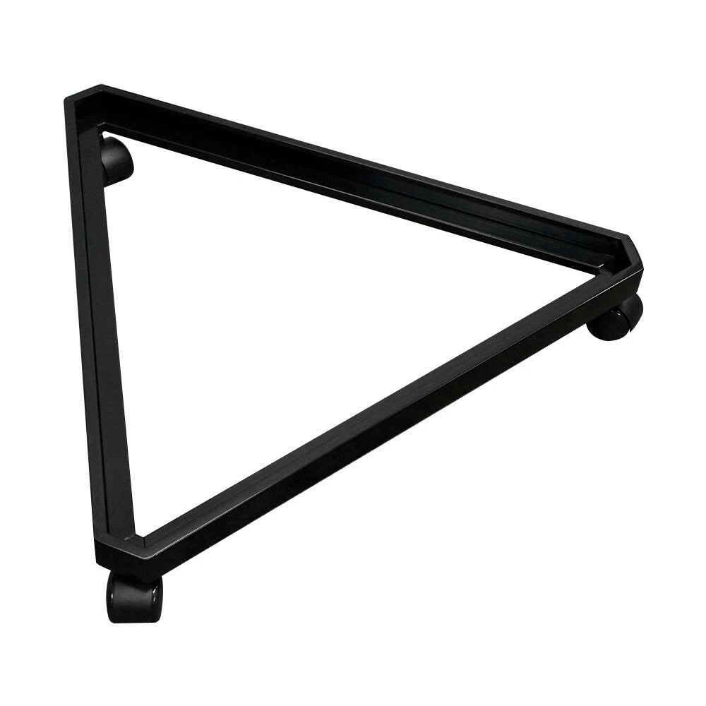 3 Way Rolling Pinwheel Dolly Base For Gridwall Panels Black 24" X 27"