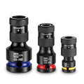 DURATECH 38/20/16/13 Piece Impact Drive Socket Set SAE Metric Deep Chrome Alloy by DURATECH