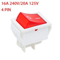 Rocker Switch 16A 240V Double Pole Illuminated
