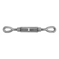 1/2 X 6 Inch Wll 2,200 Lbs Turnbuckle Eye Eye Pulley Galvanized Drop