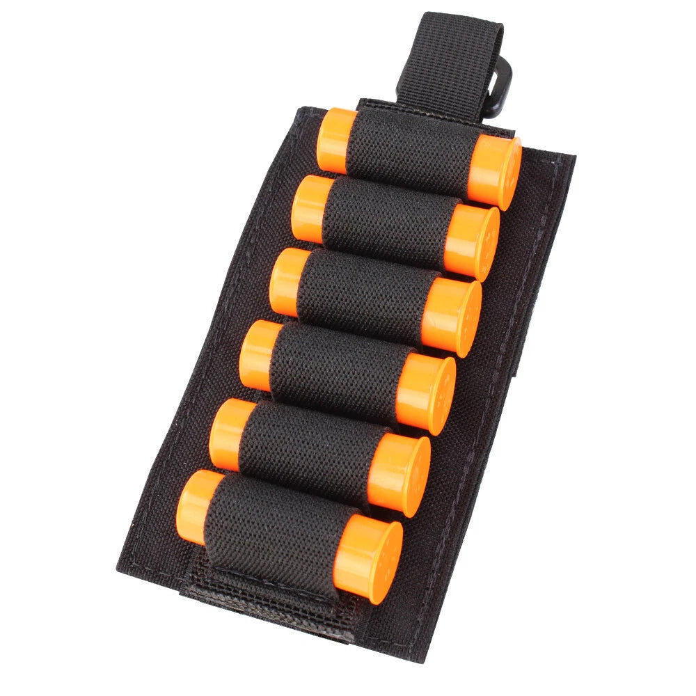 Tactical Reload Platform 6 Round Shell Holder Usa - Black