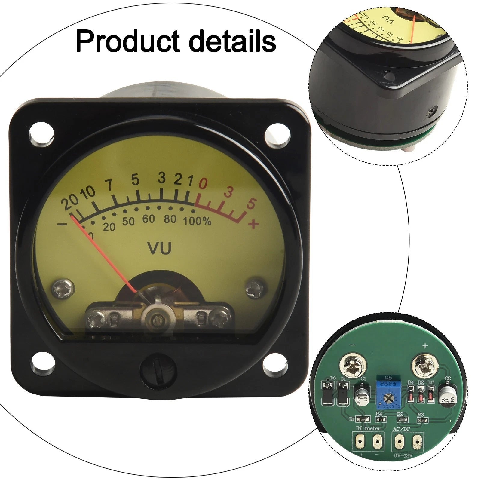 Audiophile Approved Vu Level Meter 45mm Great For | Built Supply Co