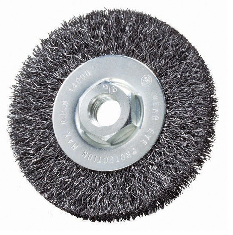 4 Inch Crimped Wire Wheel Brush 3 Pack