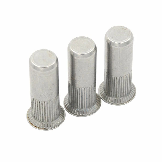Stainless Knurled Countersunk Cylinder Close End Rivet Nuts
