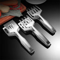Robust Stainless Steel Serving Tongs For Safe And Effortless Food