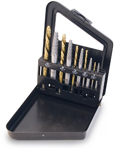 Titan 10 Screw Extractor and Left Hand Drill Bit Set by Titan