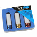 Us Pro 1/2" Deep Impact Socket Set | Alloy Wheel 17 19 21mm Cr-mo +