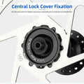 6061 Alloy Centerlock To 6-bolt Disc Adapter For Bike Wheel