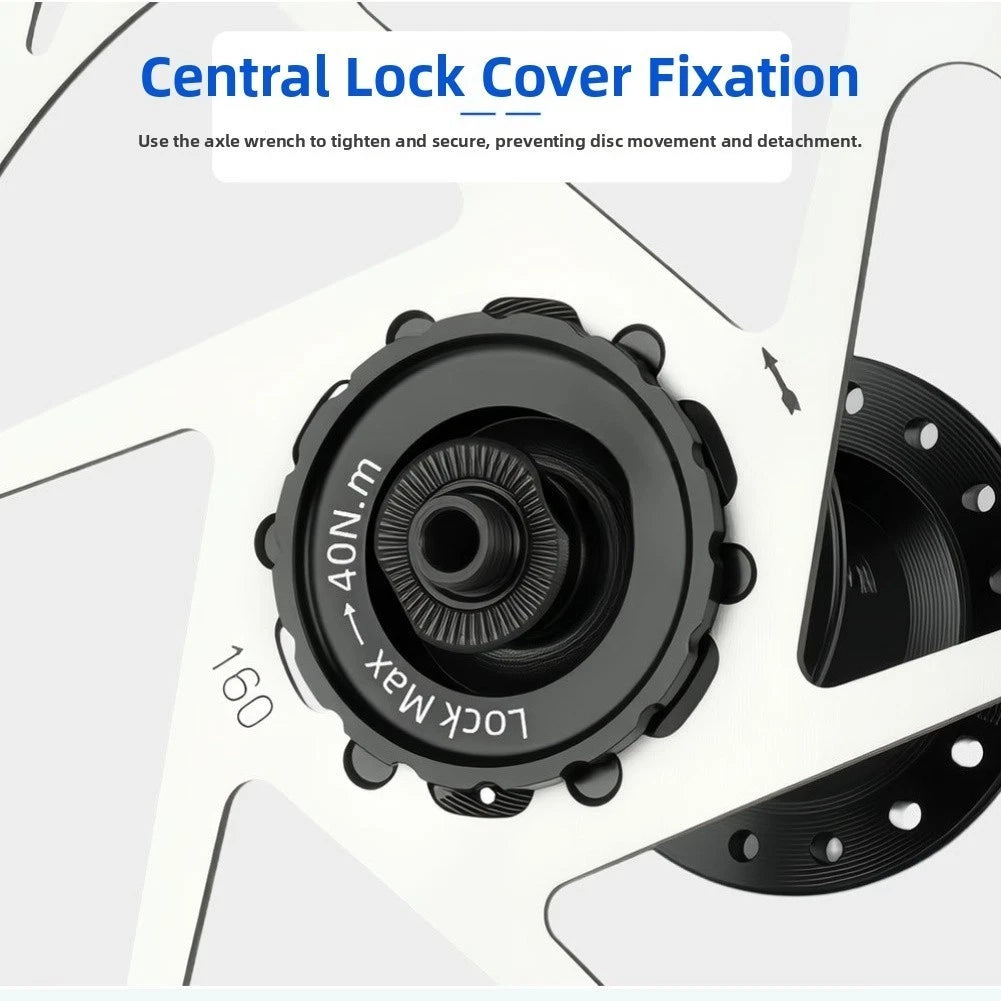 6061 Alloy Centerlock To 6-bolt Disc Adapter For Bike Wheel
