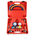 R134a R-22 R410a R404a Charging 4 Way 4 Valves Ac Manifold Gauge &