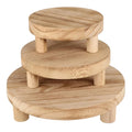 Wooden Round Display For Stand For Plants Candles Jewelry Home Decor