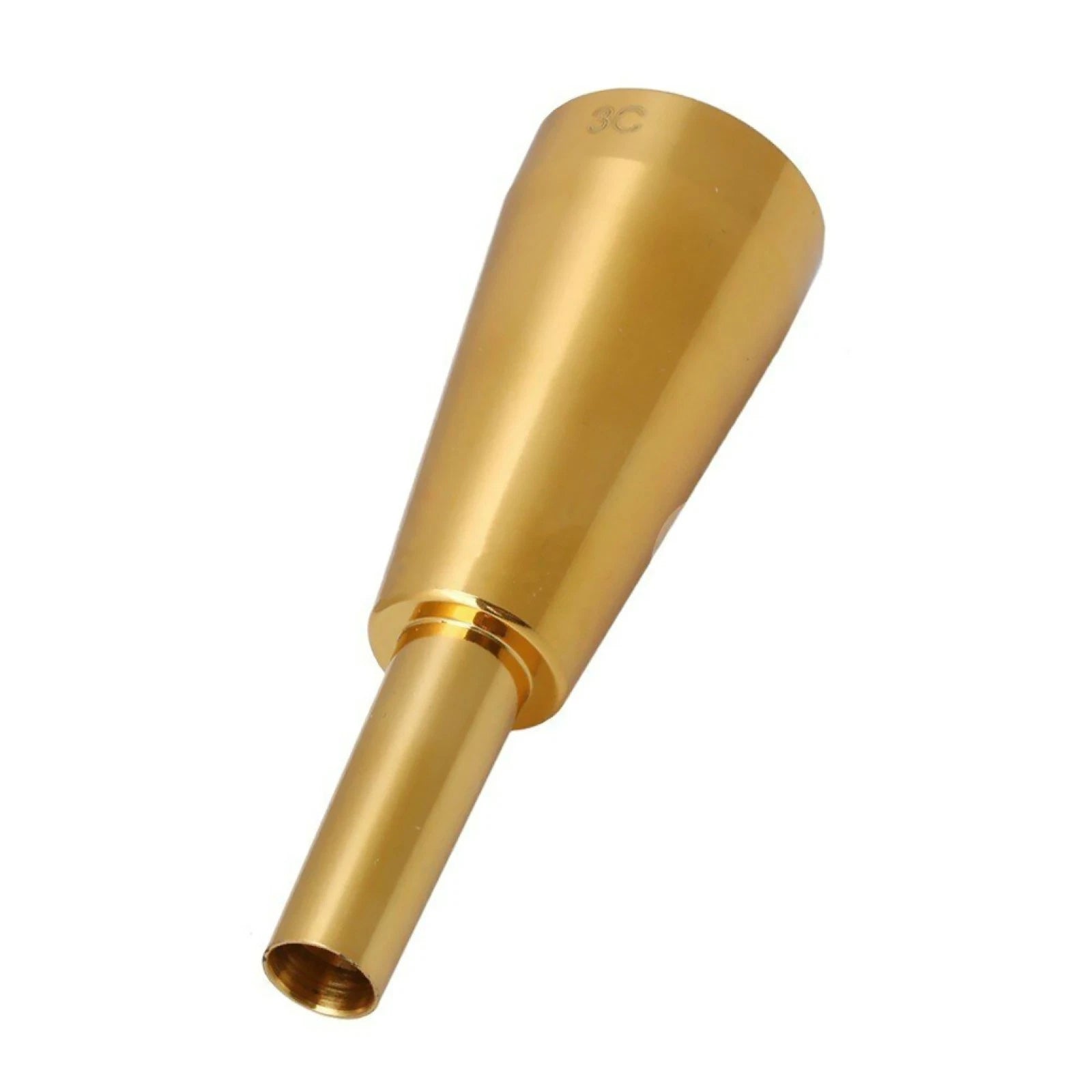 Gold Plated Trumpet Mouthpiece 3c Overall Brass Small Mouth For