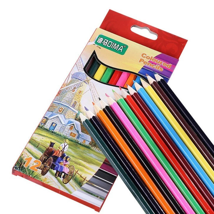 12-color Pencil Art Drawing Painting Supplies Secret Garden Kids