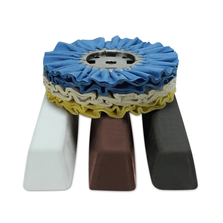 Chrome Buffing Kit: 8" Airway Buffing Wheels & Xl Polishing Compounds
