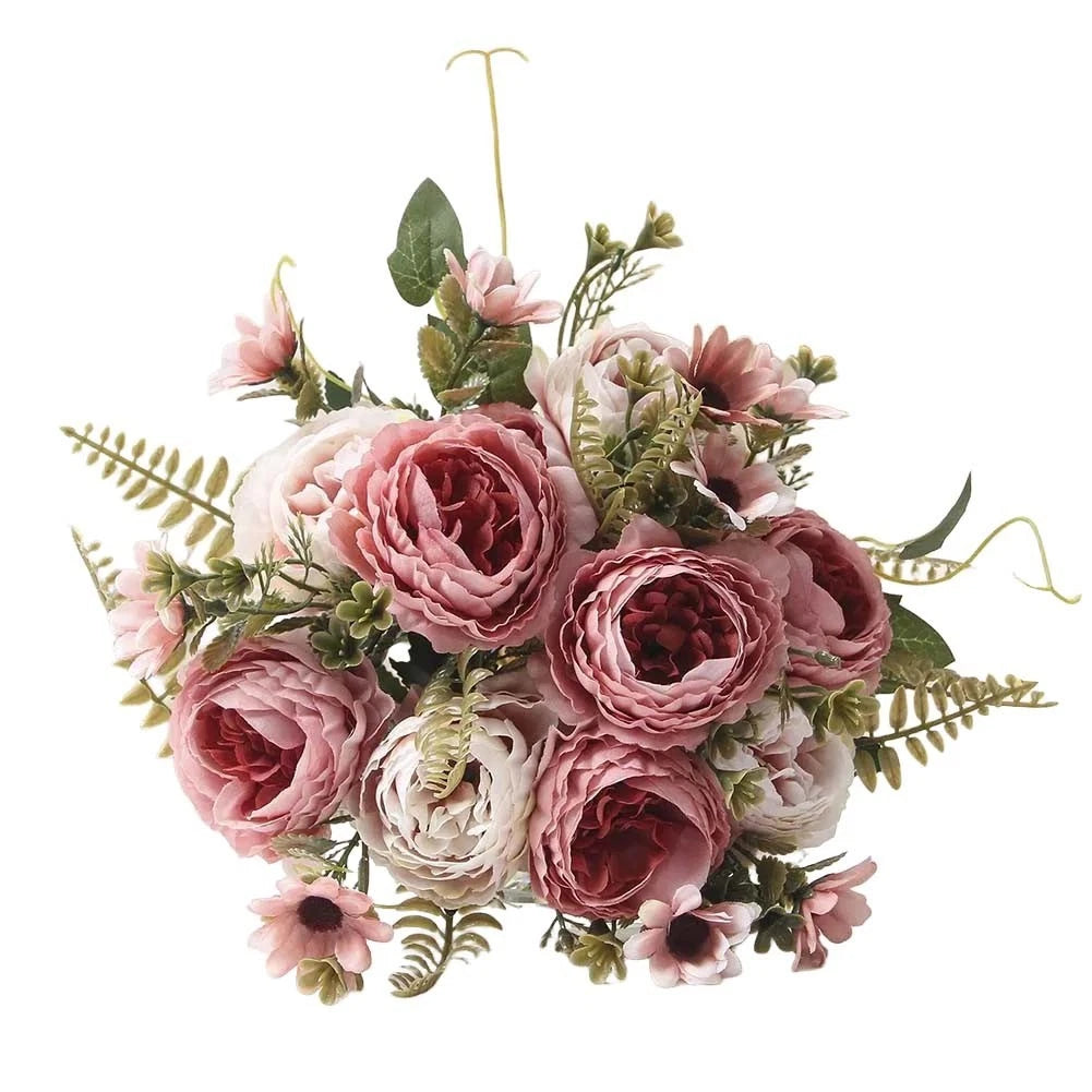 Elegant Peony And Rose Simulation Flowers For | Built Supply Co