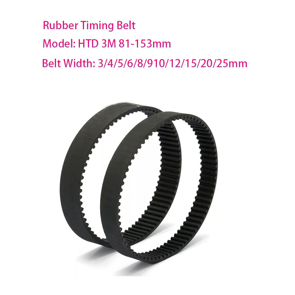 HTD 3M Timing Belt Arc Teeth