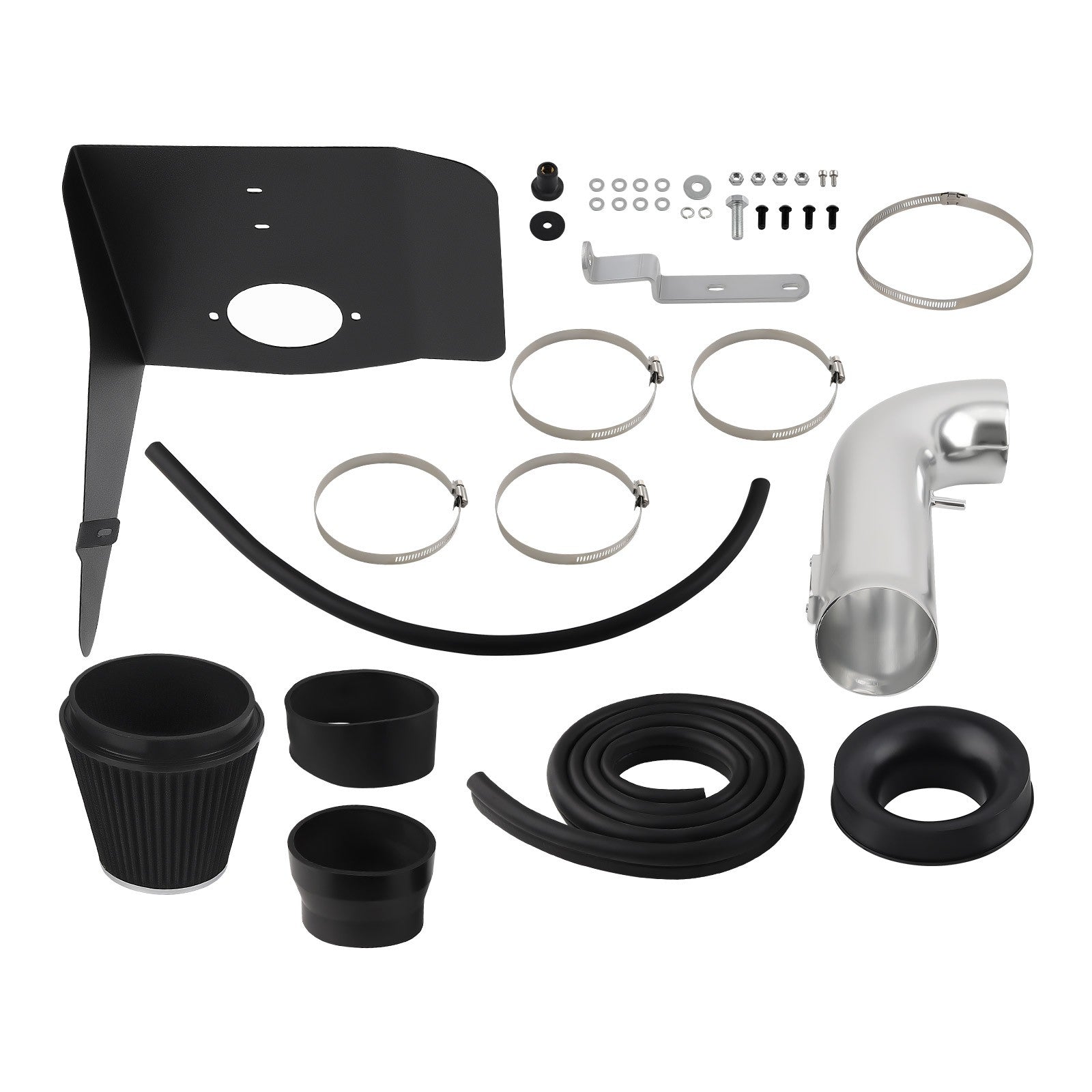 Cold Air Intake Pipe Filter Kit Heat Shield for Chevrolet Camaro 6.2L