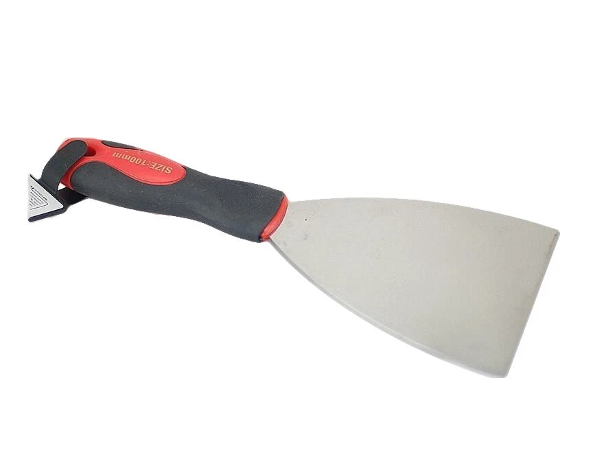 H/Duty Paint Wall Paper Floor Chisel Scraper Putty Knife 2pc Set:40/100mm Width