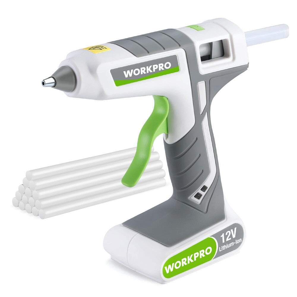 WORKPRO 12V Cordless Hot Melt Glue Gun by WORKPRO