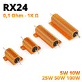Wirewound Load Resistor 100W 0.1Ω-1KΩ RX24