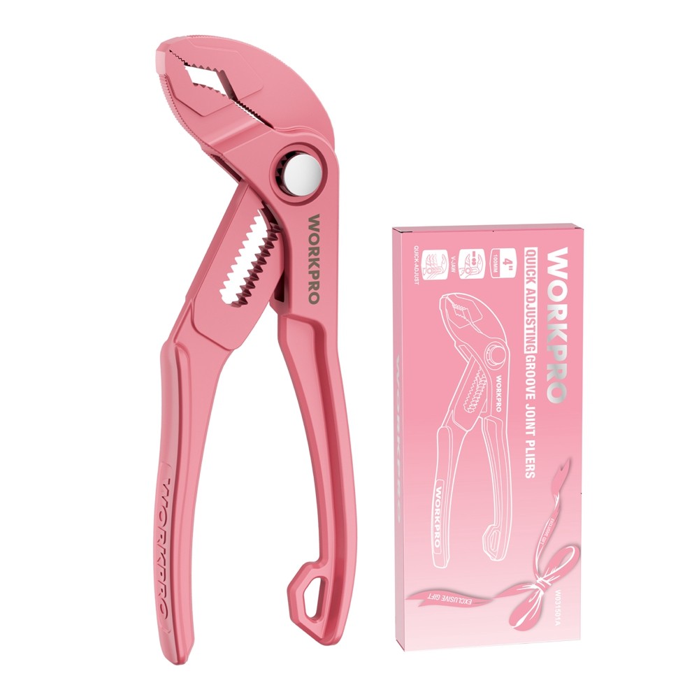 WORKPRO 4-Inch Mini Groove Joint Pliers by WORKPRO