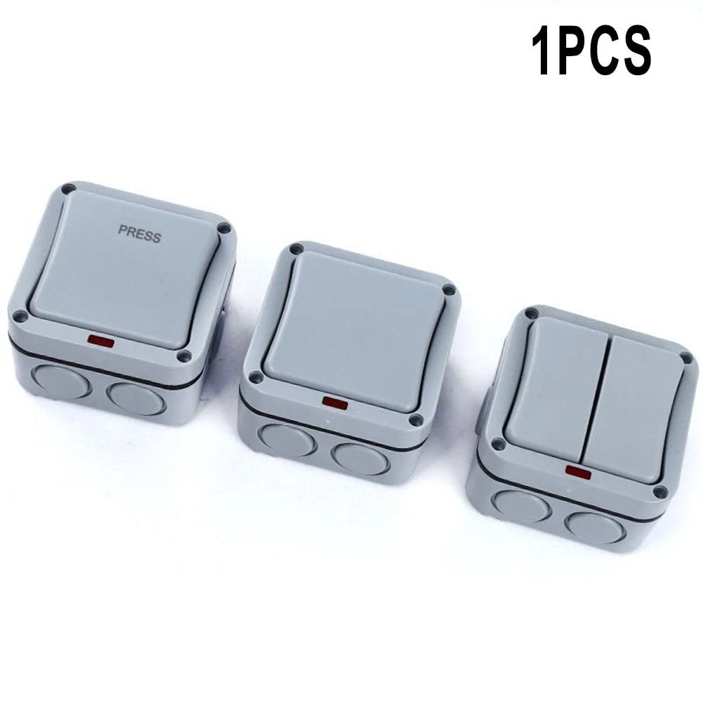 Weatherproof Ip66 Outdoor Light Switch For All Weather Conditions