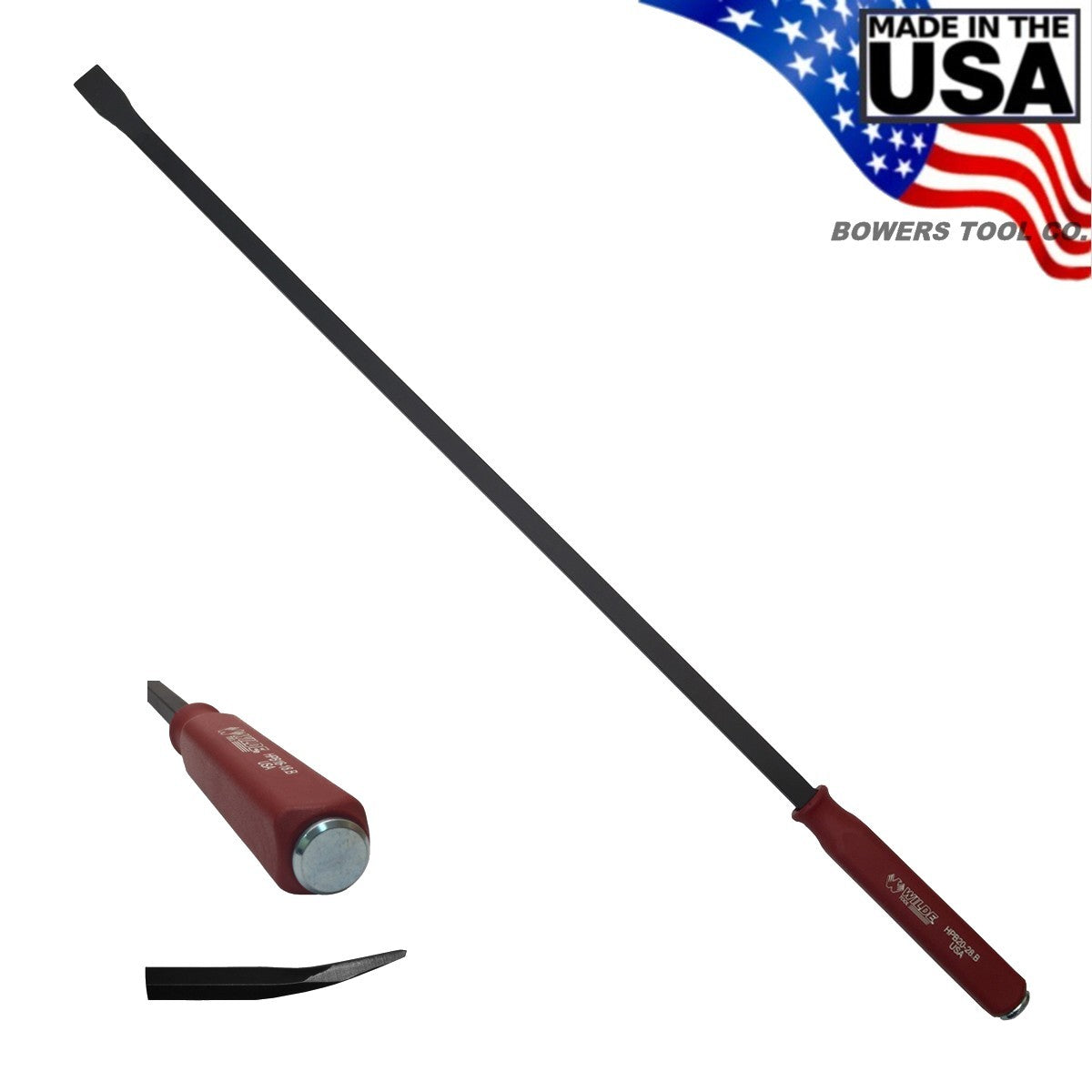 Wilde 36" Hard Cap Pry Bar Hammer Strike Handle