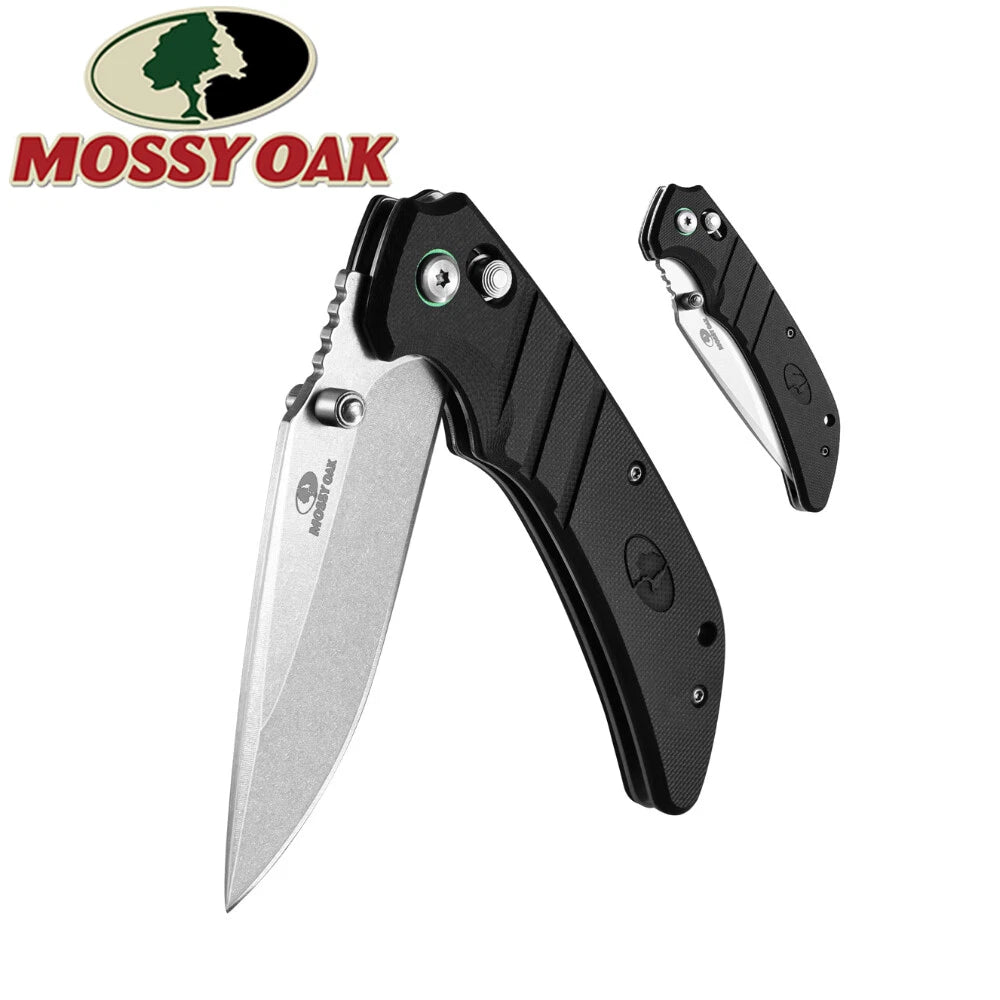 Mossy Oak Folding Pocket Knife EDC Knife Tactical knife Axis Lock G10 Handle NEW