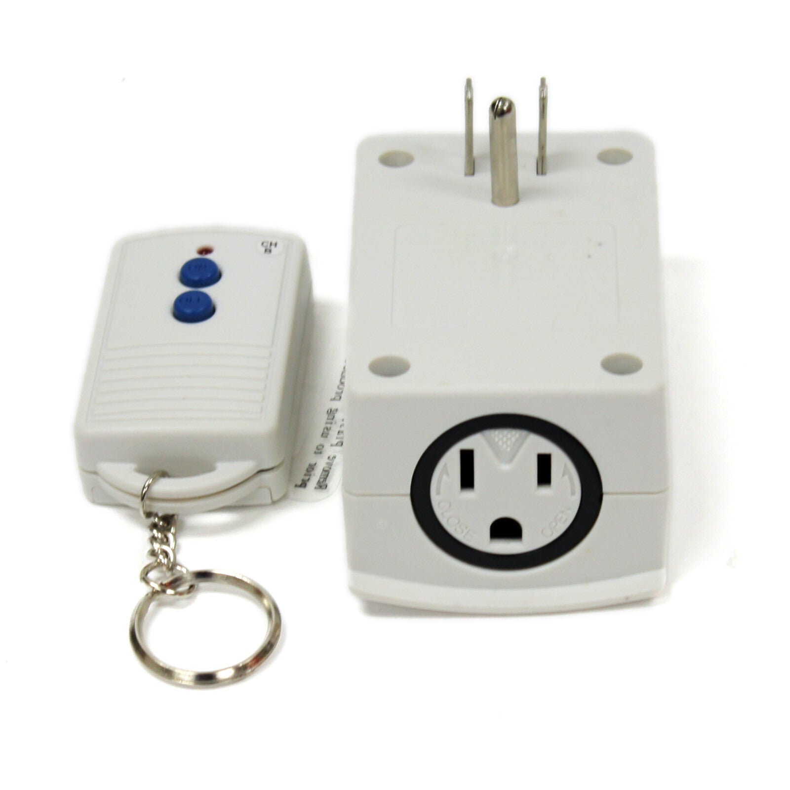 Wireless Remote Control Outlet Plug for Lights Lamps 13A 80ft Range Grounded