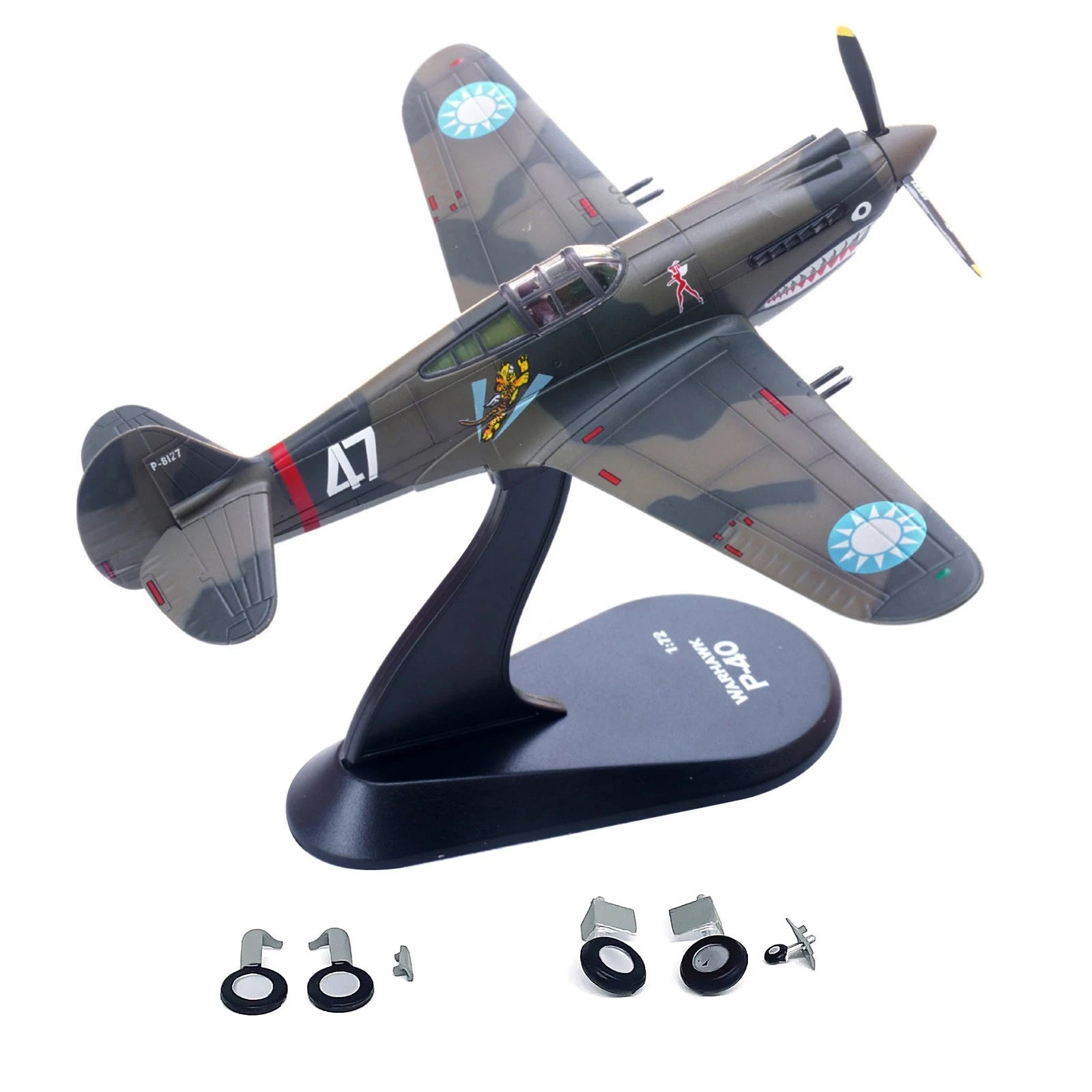 13cm Diecast Alloy 1/72 Wwii Us For Curtiss P-40c | Built Supply Co