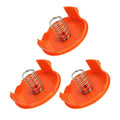 3 Pack Spool Cap & Spring For Black & Decker Gh600 Gh610 Gh900