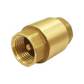 Brass Inline Non Return Check Valve 1/2 Npt One Way For Diesel