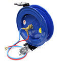 Spring-rewind Retractable Twin Hose Reel For 50ft Oxygen Acetylene