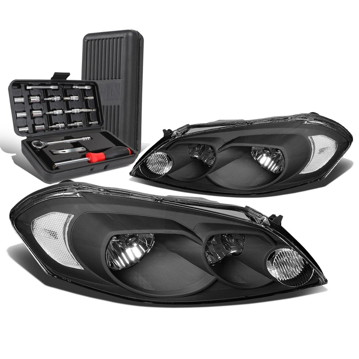 For 2006-2016 Chevy Impala Black/clear Signal | Built Supply Co