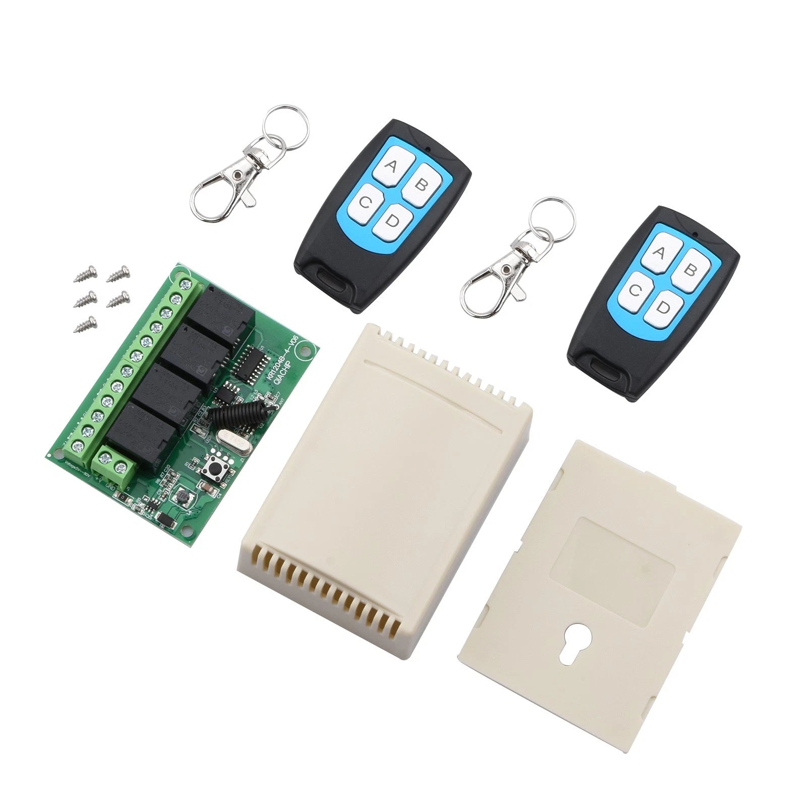 New Dc 4-channel 443mhz Wireless Rf Remote Control Relay Switch With
