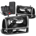 For 1999-2004 Ford Super Duty Pair Black/clear | Built Supply Co