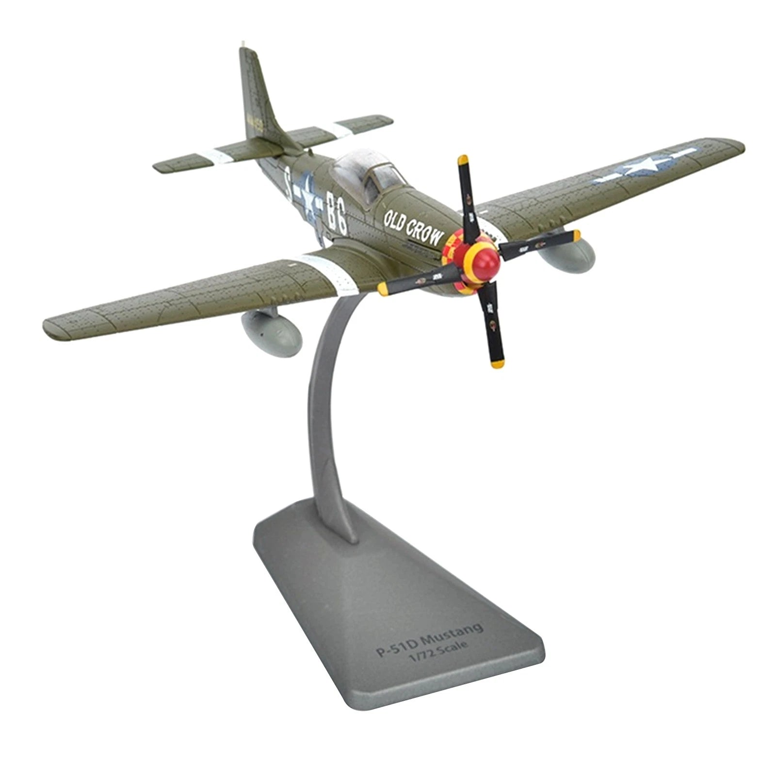 1:72 P51 Mustang Fighter Alloy Aircraft Model Plane | Built Supply Co
