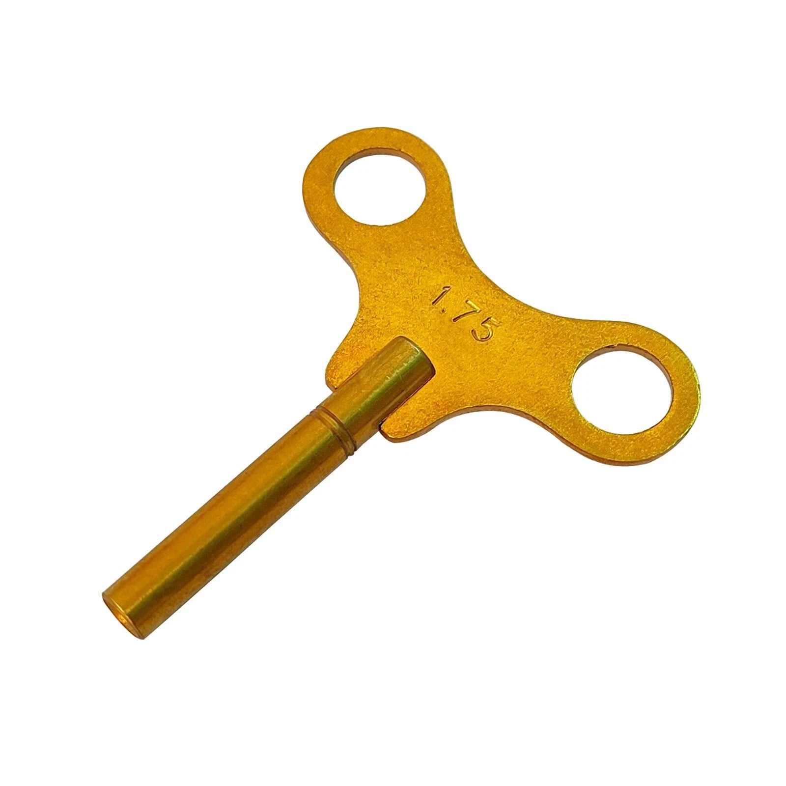Brass Replacement Clock Key For Key Wind Clocks Size 000 / 1.75 Mm -