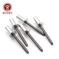 Fastener M4 Countersunk Head Blind Rivets With Break Pull Mandrel Closed End