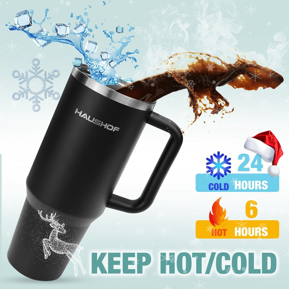 HAUSHOF 40oz Stainless Travel Mug by HAUSHOF