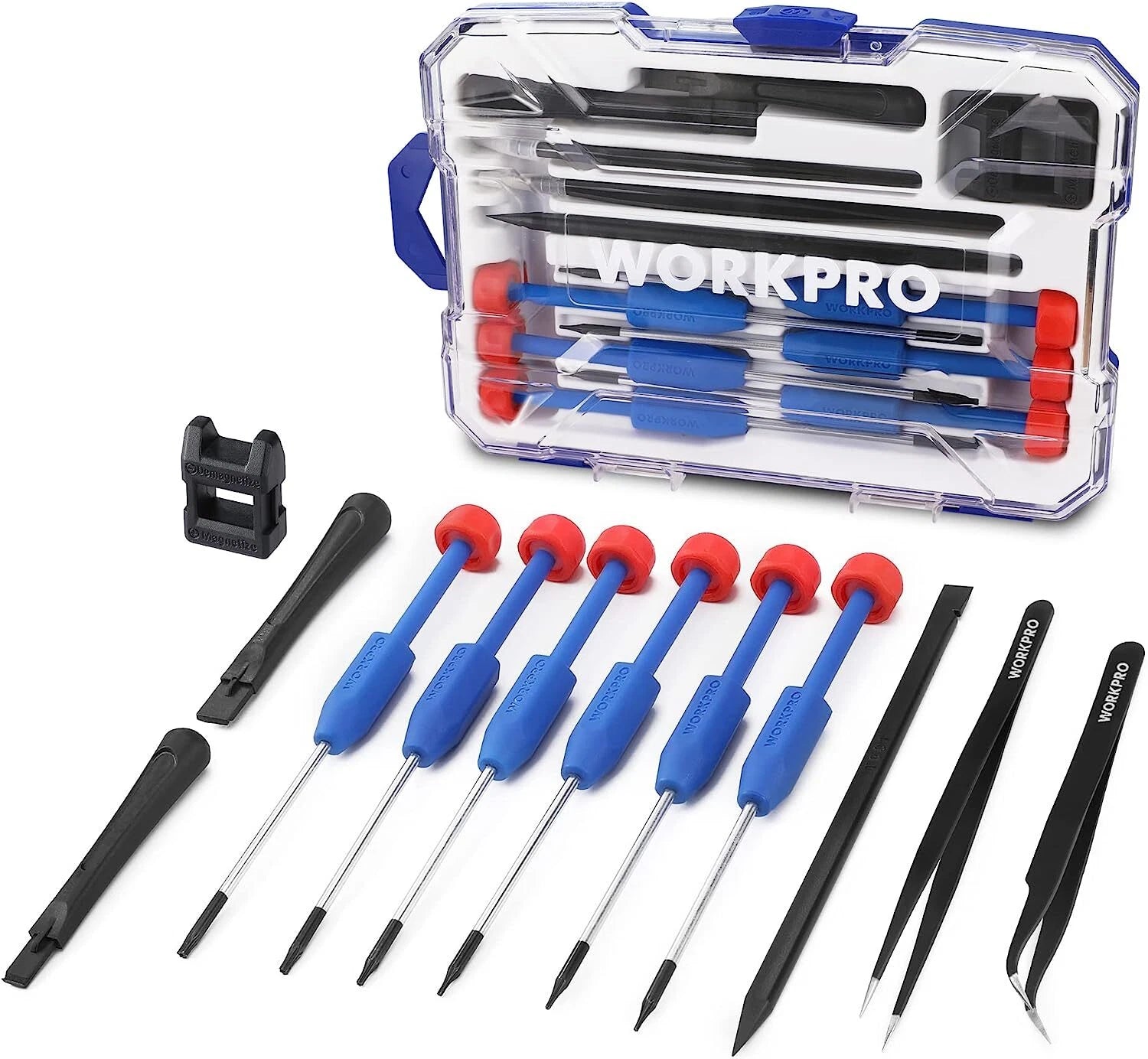 Workpro 12 In 1 Torx Screwdriver Set With T3 T4 T5 T6 T8 T10 Security